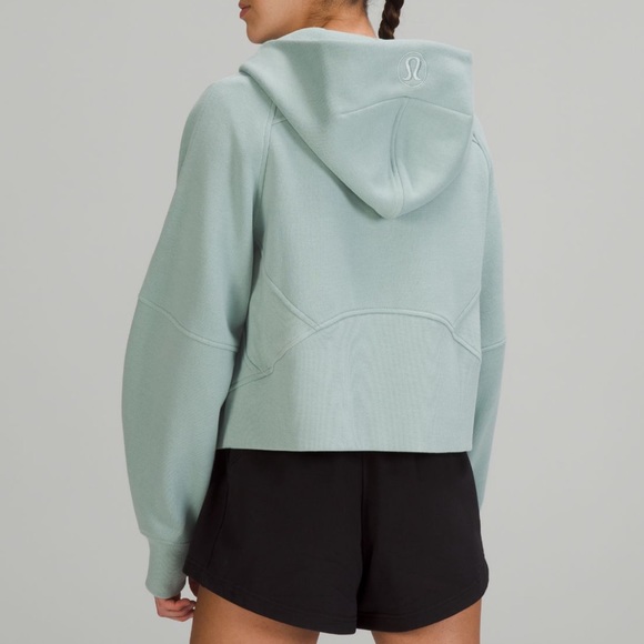 Lululemon Scuba Oversized Full-Zip * Silver Blue Size XS/S NWT - Picture 2 of 11